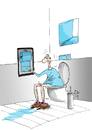 Cartoon: iPad toilet (small) by romi tagged closed,toilet,ipad