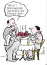 Cartoon: chiliconcane (small) by bob tagged restaurant,kellner,hund,gast