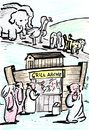Cartoon: Grill-Arche (small) by bob tagged arche noah imbiss grill bibel