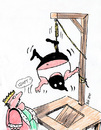Cartoon: Hangman (small) by bob tagged könig galgen henker hinrichtung bob hack