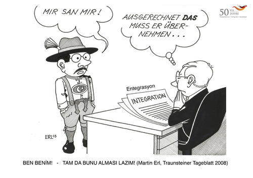 Cartoon: 50 Yil 50 Karikatür (medium) by toonpool com tagged migration,years,50,germany,turkey