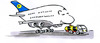 Cartoon: Airbus A380 Contest (small) by toonpool com tagged airbus380,airbus,flugzeug,plane,contest