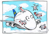 Cartoon: Airbus A380 Contest (small) by toonpool com tagged airbus380,airbus,lufthansa,contest,plane,flugzeug