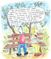 Cartoon: Auch haben will! (small) by Busch Cartoons tagged frau,mann,gespräche,reden,neid,haben,nachbar,auto,fernseher,freund,parkbank,frühling