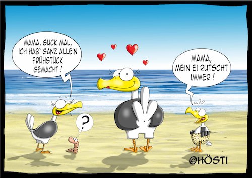 Cartoon: Höstis Emma und Konsorten (medium) by Hösti tagged hösti,cartoons,hoesti,stephan,höstermann,emma,und,konsorten,möwe