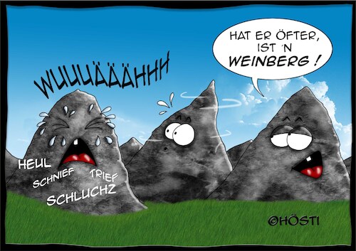 Cartoon: Weinberg (medium) by Hösti tagged höstis,murmeltier,und,co