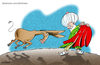 Cartoon: Nasreddin Hodja (small) by Ali Miraee tagged ali,miraee,miraie,mirae,mirayi,nasreddin,hodja,donkey,iran