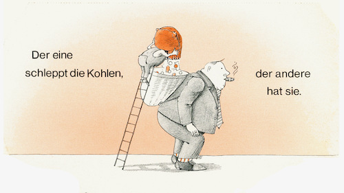 Cartoon: Dummer Spruch? (medium) by Zotto tagged kapitalismus,gesellschaft,arbeit