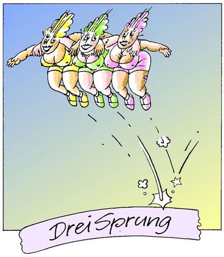 Cartoon: SPORT ist COOL! (medium) by Zotto tagged eislauf,ringkampf,hammerwerfen,hindernislauf,korbball,kugelstoßen,bogenschießen,wasserball