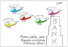 Cartoon: Banker-Boni (small) by Zotto tagged asoziales,verhalten,antisocial,behavior