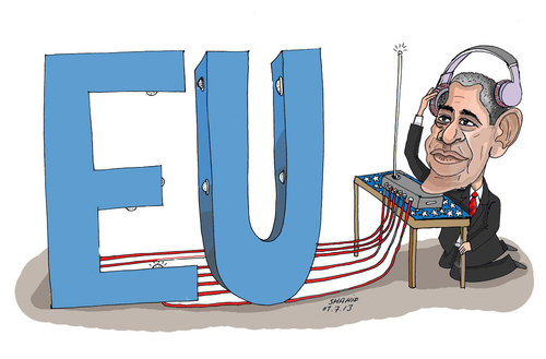 Cartoon: EUS (medium) by Shahid Atiq tagged 0169