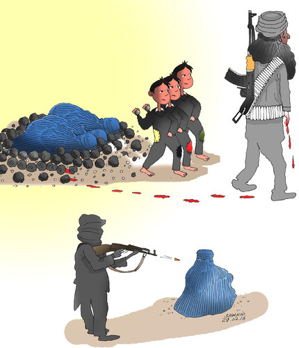 Cartoon: Justice and Lawfulness !? (medium) by Shahid Atiq tagged afghanistan,kabul,syria,iran,switzerland,schweiz,usa,france,football,safi,cartooneu,uk,safe,atiq,fara,shahid,nice,caricatue,cartoon,on,entry