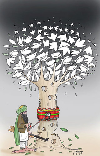 Cartoon: menial (medium) by Shahid Atiq tagged 055