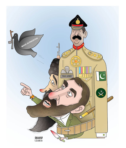 Cartoon: Peace deal ! (medium) by Shahid Atiq tagged afghanistan