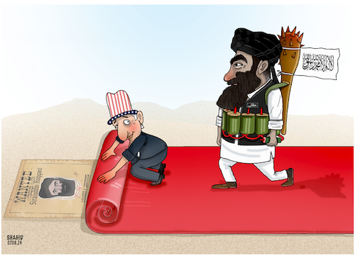 Cartoon: Travel facilities! (medium) by Shahid Atiq tagged afghanistan