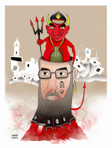 Cartoon: Warlords Hekmatyar ! (medium) by Shahid Atiq tagged afganistan