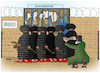 Cartoon: Afghanistan is a Prison... (small) by Shahid Atiq tagged afghanistan