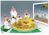 Cartoon: Arab belly worshipers!
