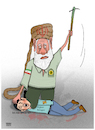 Cartoon: Iran and Afghan Refugees! (small) by Shahid Atiq tagged afghanistan