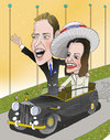 Cartoon: Kate and William (small) by Shahid Atiq tagged kate,and,william