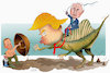 Cartoon: Netanyahu gains From Trump! (small) by Shahid Atiq tagged trump,afghanistan,safi,shahid,bahar,ieba,rayian,musa,kart,crni,berlin