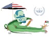 Cartoon: Prepareing to Attack ! (small) by Shahid Atiq tagged iran