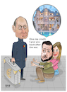 Cartoon: Scholz Loses vote! (small) by Shahid Atiq tagged deutschland