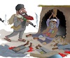 Cartoon: STOP HAZARA KILLING ! (small) by Shahid Atiq tagged afghanistan,kabul,hazara,human,shahid,bahar,hiba,rayian
