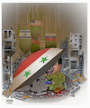 Cartoon: Syrian war ! (small) by Shahid Atiq tagged syria