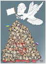 Cartoon: The white flag! (small) by Shahid Atiq tagged ukraine