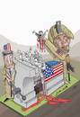 Cartoon: US Soldier killed 16 afghans (small) by Shahid Atiq tagged us,soldier,killed,16,afghans