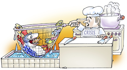 Cartoon: always hungry (medium) by gonopolsky tagged usa,crisis