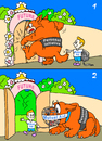 Cartoon: how to enter the future (small) by gonopolsky tagged future,mutual,aid