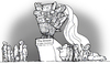 Cartoon: monument dream (small) by gonopolsky tagged as,seen,from,the,21st,century
