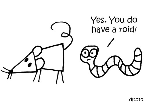 Cartoon: Gross But Cute (medium) by Deborah Leigh tagged grossbutcute,rat,worm,roid,deborahleigh,bw,doodle