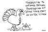 Cartoon: Gross But Cute (small) by Deborah Leigh tagged turkey,thanksgiving,poop,grossbutcute,bird