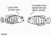 Cartoon: Gross But Cute (small) by Deborah Leigh tagged grossbutcute,fish,tilapia,poop