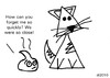 Cartoon: Gross But Cute (small) by Deborah Leigh tagged grossbutcute,poop,poo,kitty,cat,feline,gross