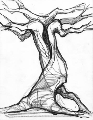 Cartoon: Body (medium) by gianlucasanvido tagged tree,body,