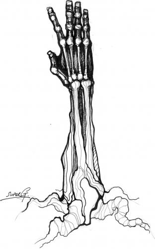 Cartoon: Mano (medium) by gianlucasanvido tagged hand,