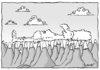 Cartoon: Cloud (small) by alves tagged cloud,faquir,montains