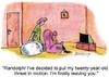 Cartoon: Walk Out (small) by efbee1000 tagged family,relationship,divorce,husband,wife