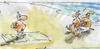 Cartoon: Nude Beach (small) by llobet tagged sexshop toy nude beach