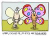Cartoon: moth pervert (small) by sardonic salad tagged moth,cartoon,comic,humor,sardonic,salad
