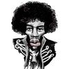 Cartoon: Jimi Hendrix (small) by Fredjoo tagged jimi,hendrix,rock,blues,caricature