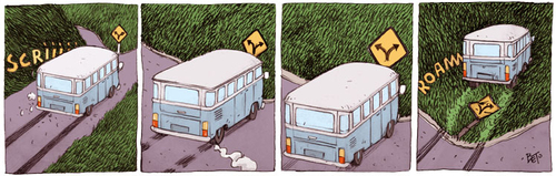Cartoon: doubt (medium) by beto cartuns tagged kombinationfahrzeug,volkswagen,motorhome