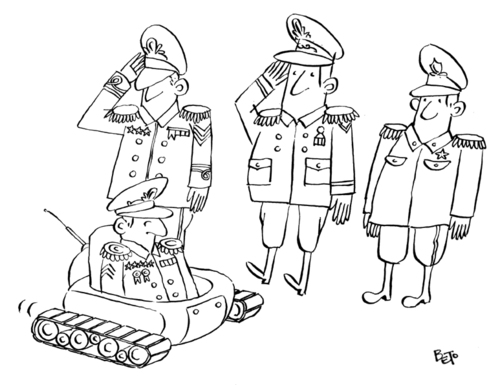 Cartoon: regress (medium) by beto cartuns tagged war