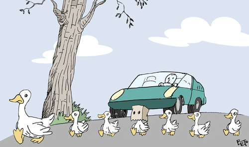 Cartoon: Ugly Duckling (medium) by beto cartuns tagged andersen,tales