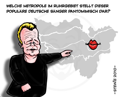 Cartoon: Dortmund (medium) by stewie tagged landkarte,map,deutschland,germany,a40,ruhrgebiet,dortmund,grönemeyer
