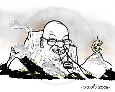 Cartoon: Monte Zuma (medium) by stewie tagged weltmeisterschaft,fußball,soccer,südafrika,africa,south,2010,cup,world,fifa,zuma,jacob